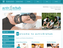 Tablet Screenshot of activ8rehab.co.uk